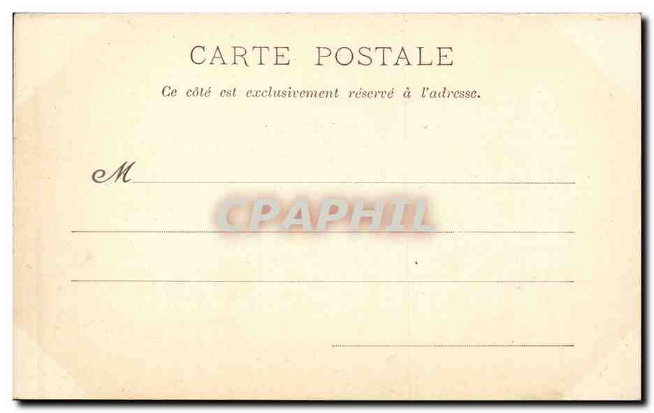 Paris CPA La rue Soufflot et le Pantheon — Rückseite