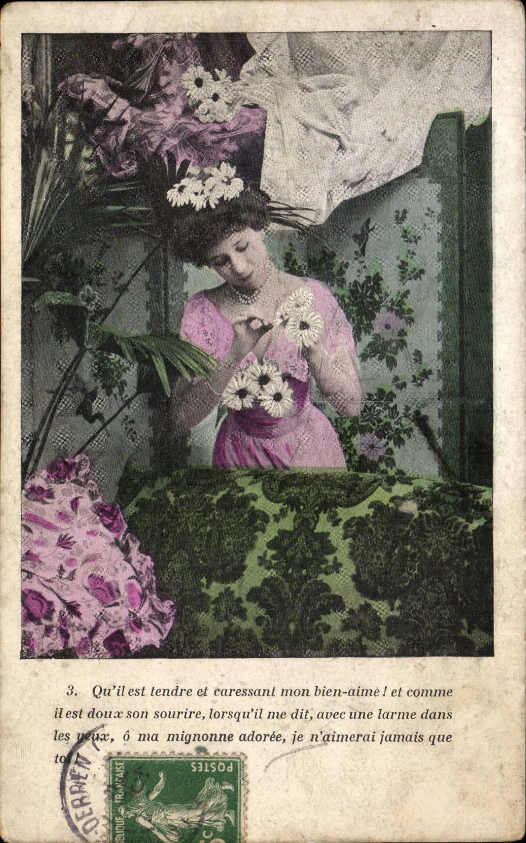 CPA Fantaisie Femme