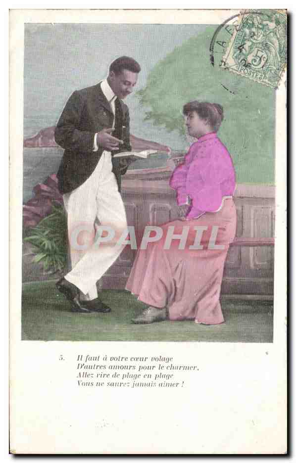 CPA Fantaisie Femme