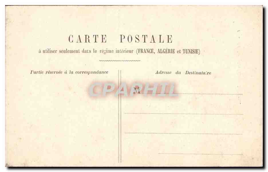 Jeune femme assise sous un arbre — scène bucolique avec église en arrière-plan — série 6, éditeur non identifié — Achterkant