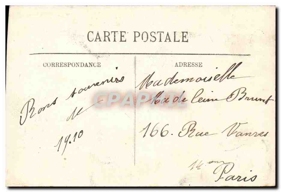 CPA Maison et ses habitants (non localisee) — Rückseite