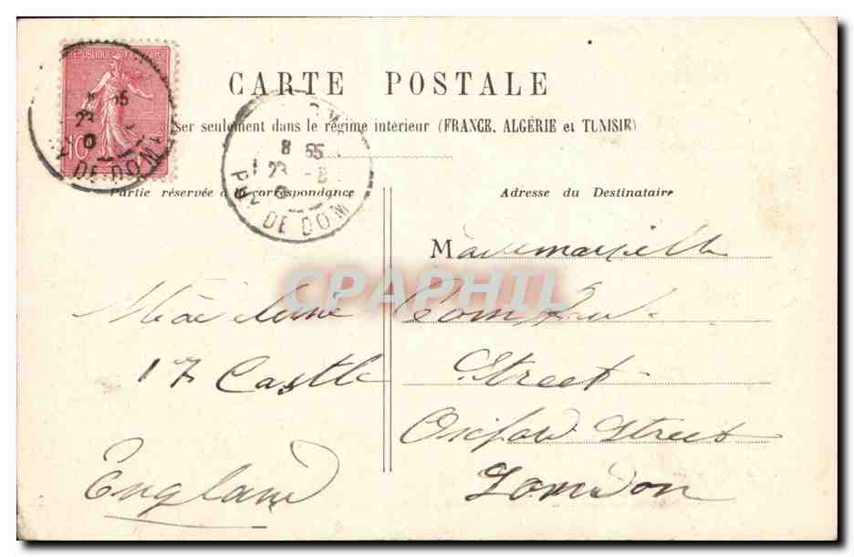 CPA Fantaisie Enfant Petit marin — Rückseite
