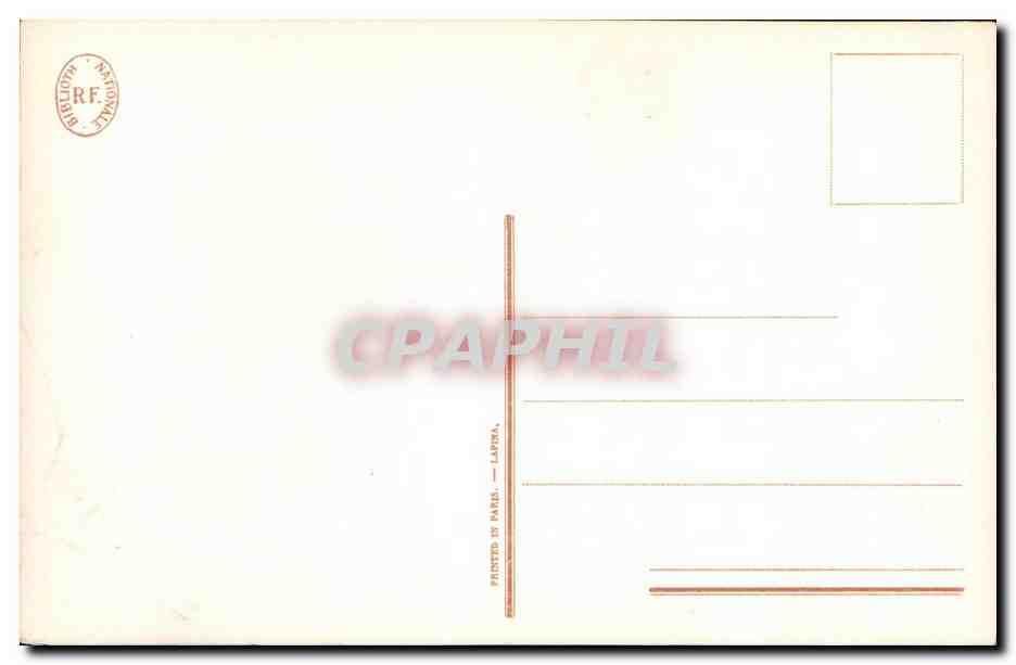 CPA Fantaisie Bibliotheque Nationale L'evenement au bal Duclos et ingouf d'apres FEudeberg Monument du costume — Verso