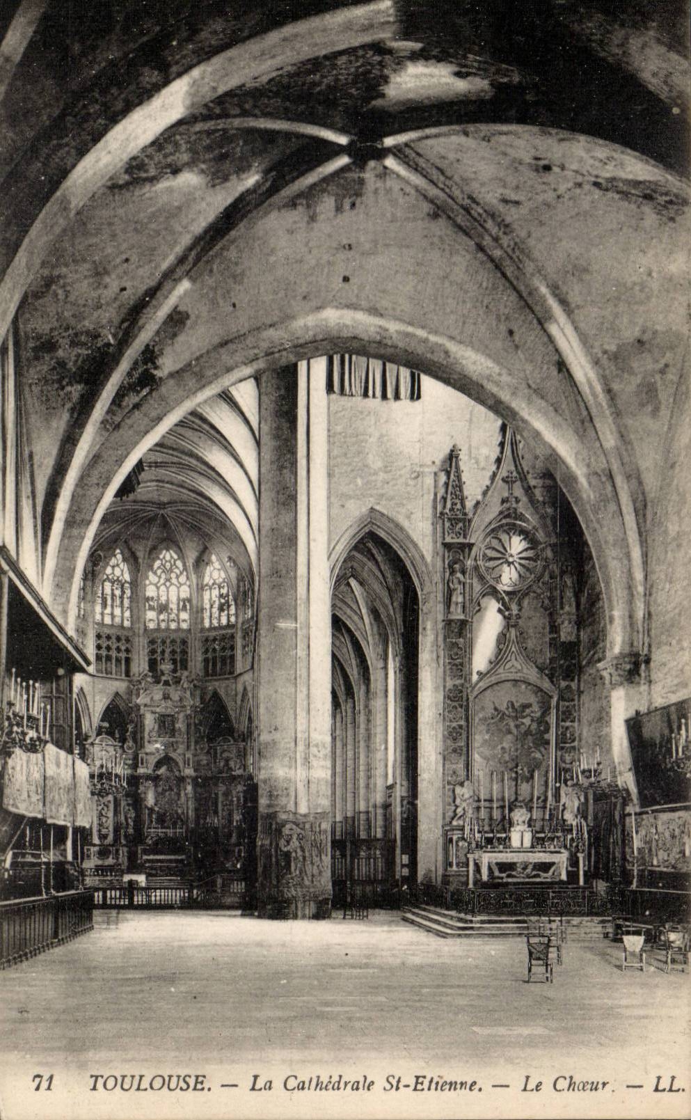 CPA Toulouse Cathedrale Saint Etienne Le choeur