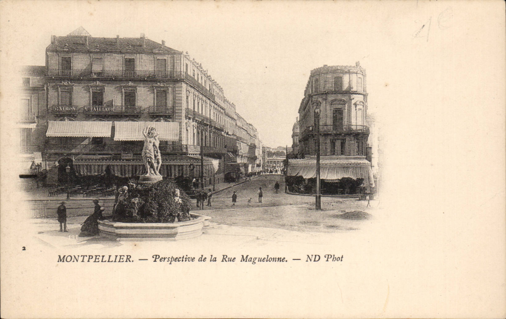 Montpellier — Perspective de la Rue Maguelonne — ND Phot