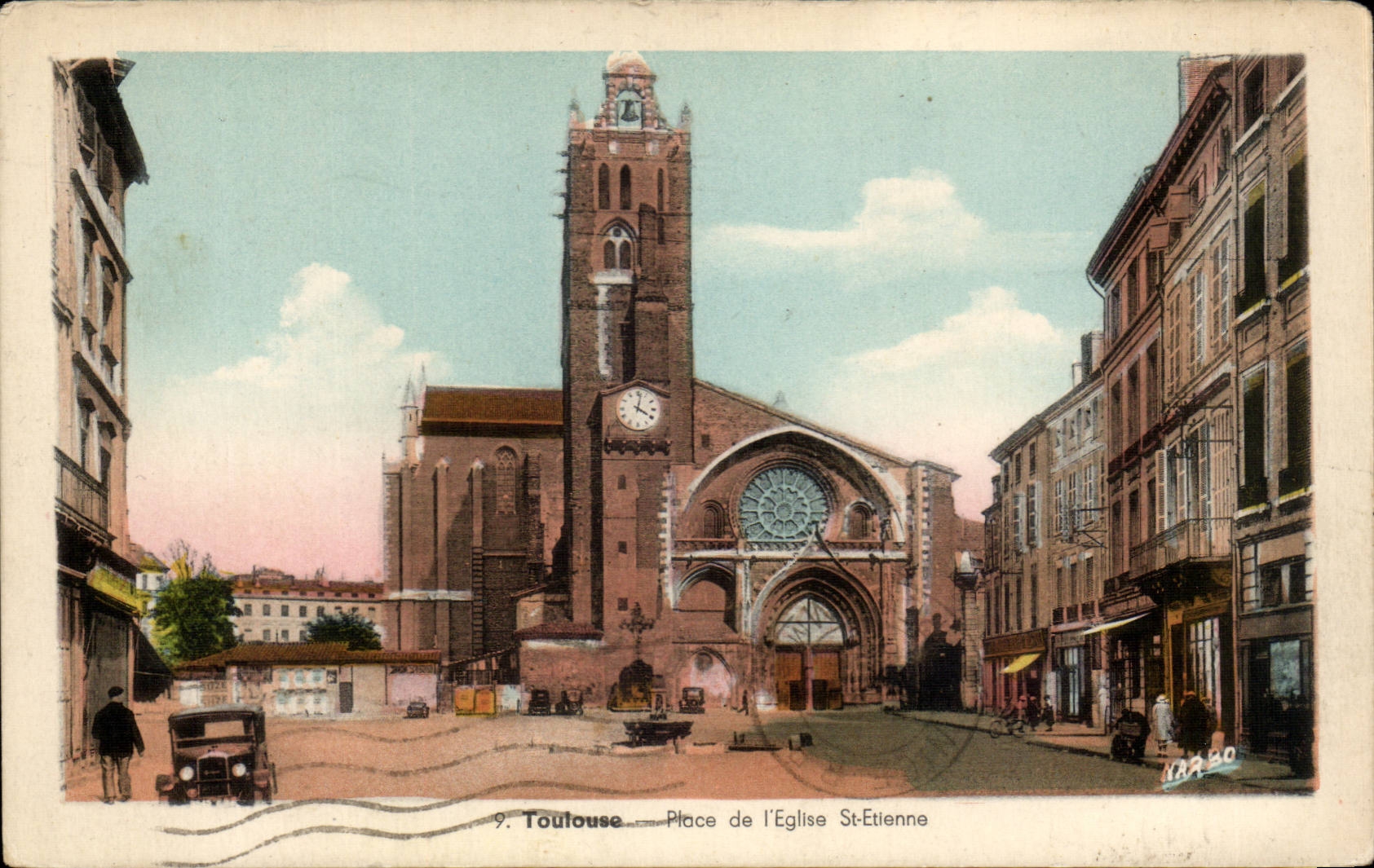 Toulouse — Place de l'Église Saint-Étienne — Les Éditions Narbo, n°9