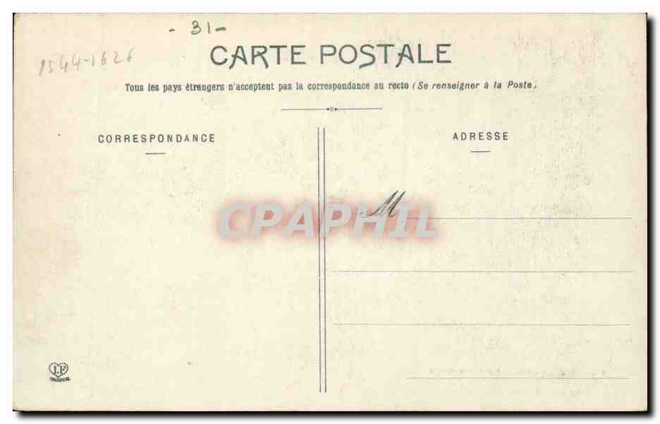Toulouse - Le Pont-Neuf — Papeterie Générale, Toulouse — Verso