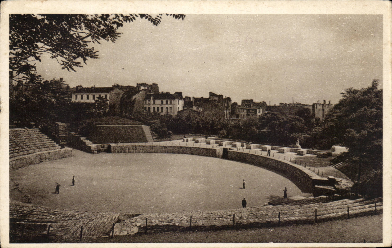 Paris CPA Les arenes de Lutetia Lutece