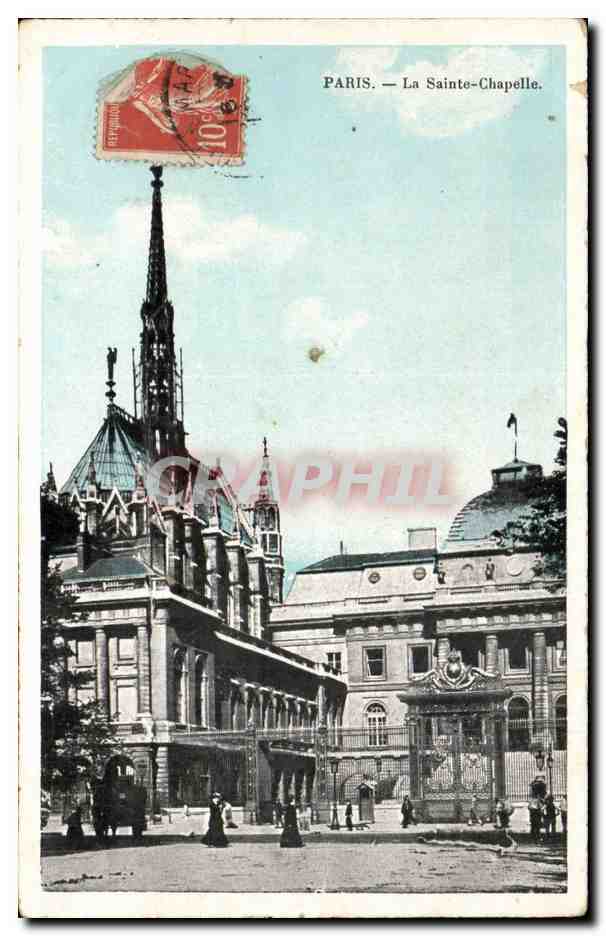 Paris CPA la Sainte Chapelle