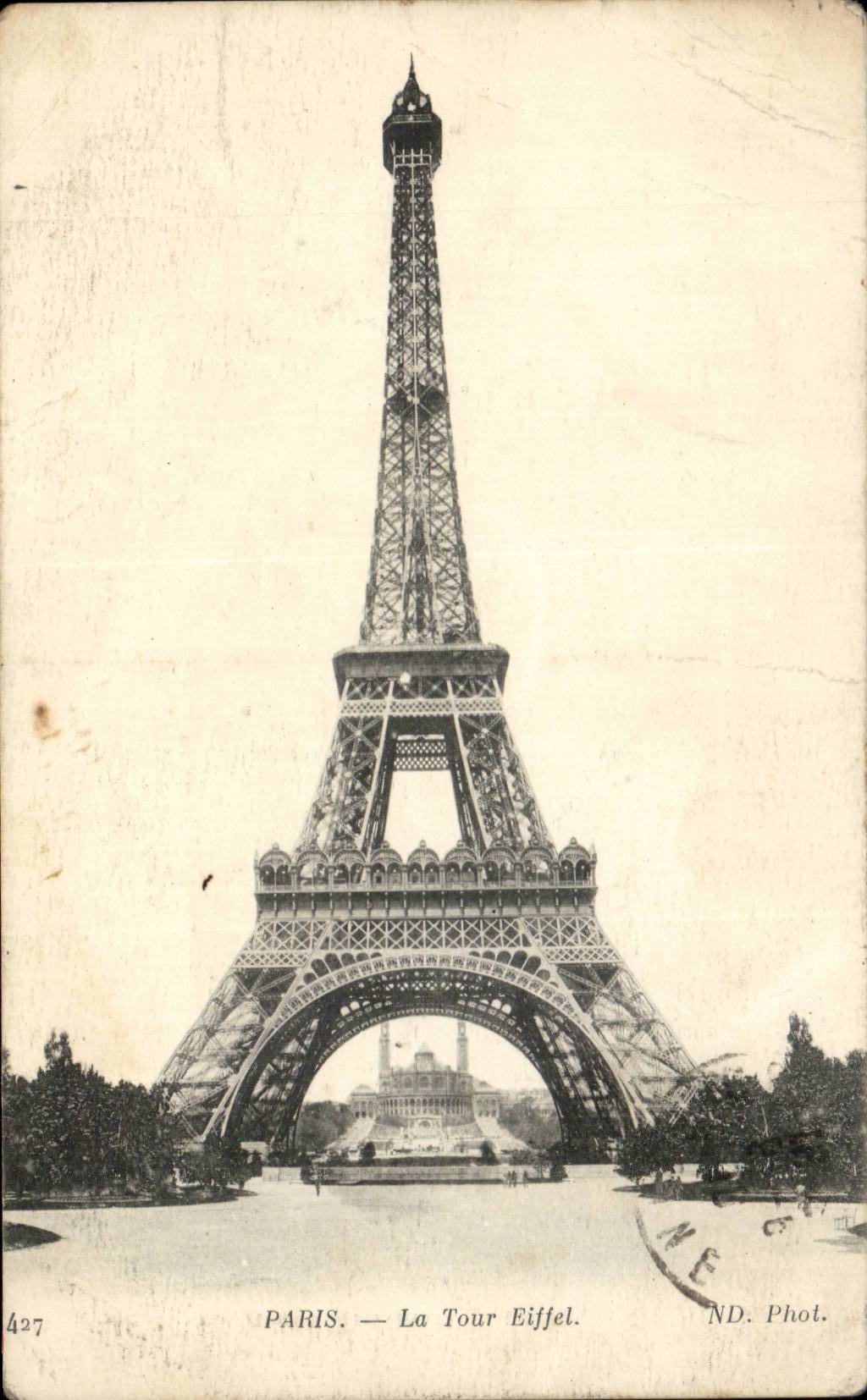 Paris CPA La Tour Eiffel