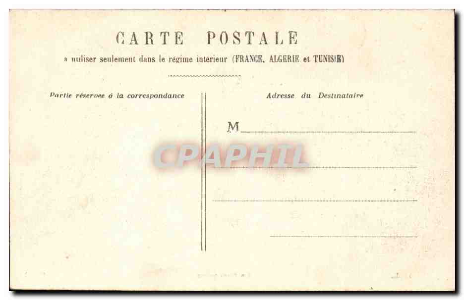 Paris CPA La Sorbonne — Rückseite