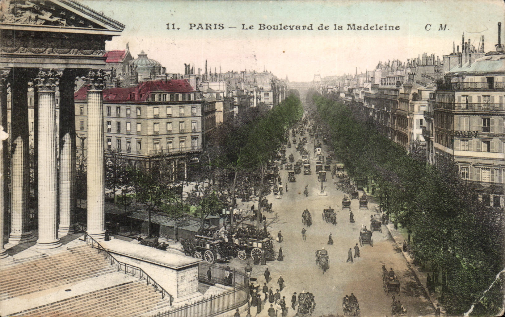 Paris CPA Boulevard de la Madeleine