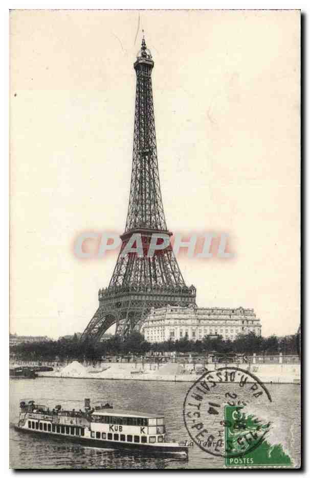 Paris CPA Tour Eiffel Peniche