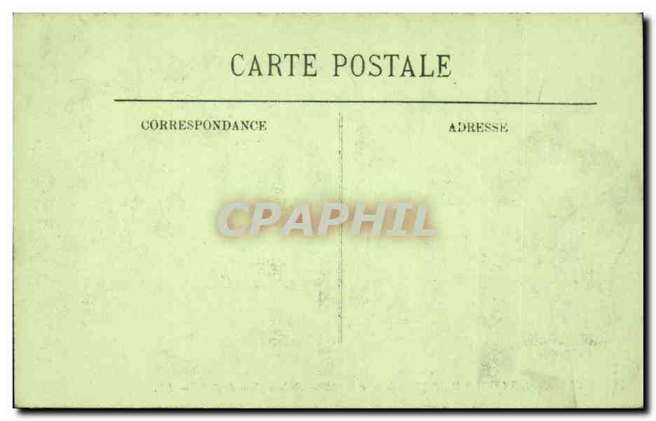 Paris CPA Inondations de janvier 1910 Radeau Quai de Billy — Rückseite