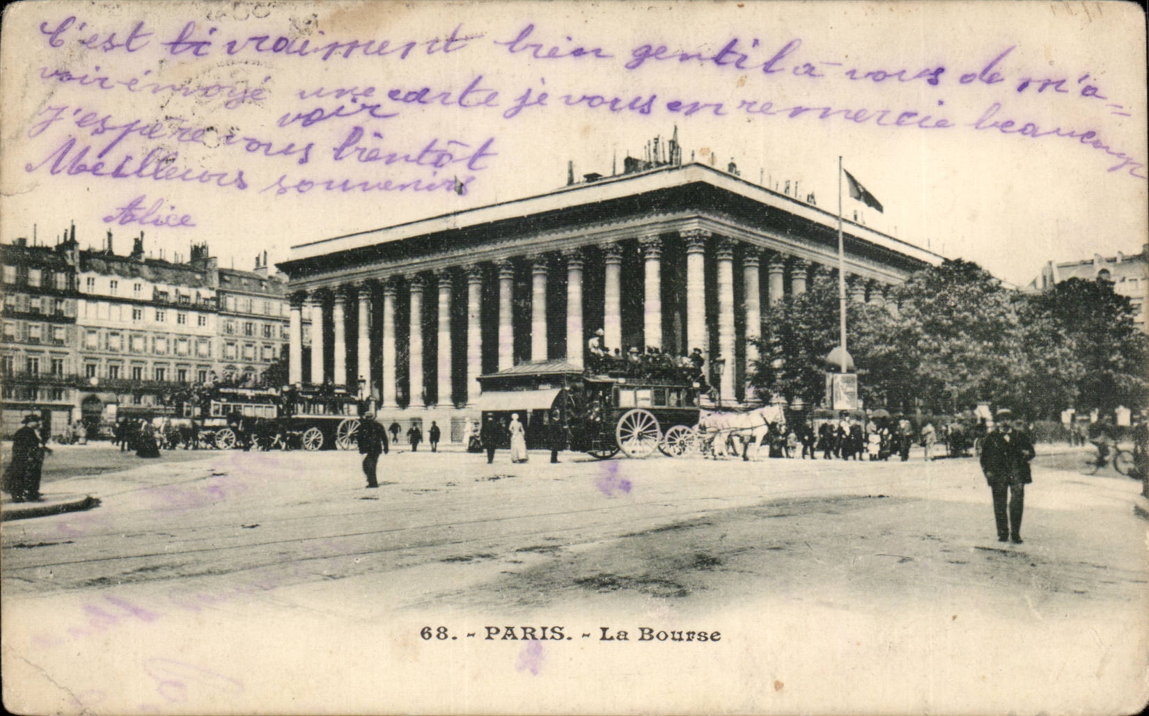 Paris CPA La Bourse