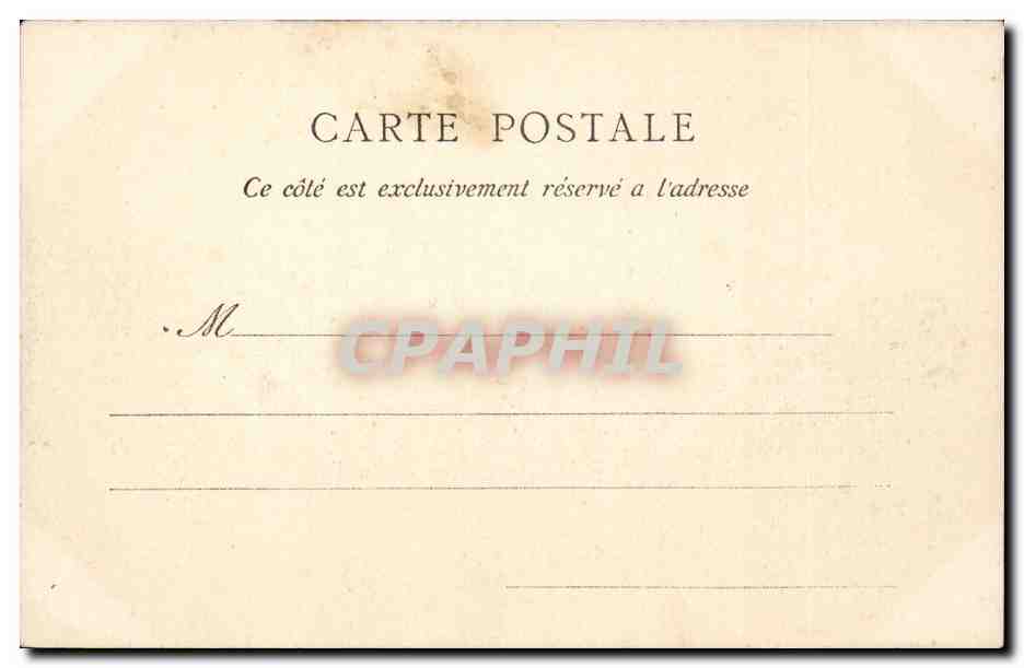 Paris CPA Boulevard Montmartre Vu a vol d'oiseau — Rückseite