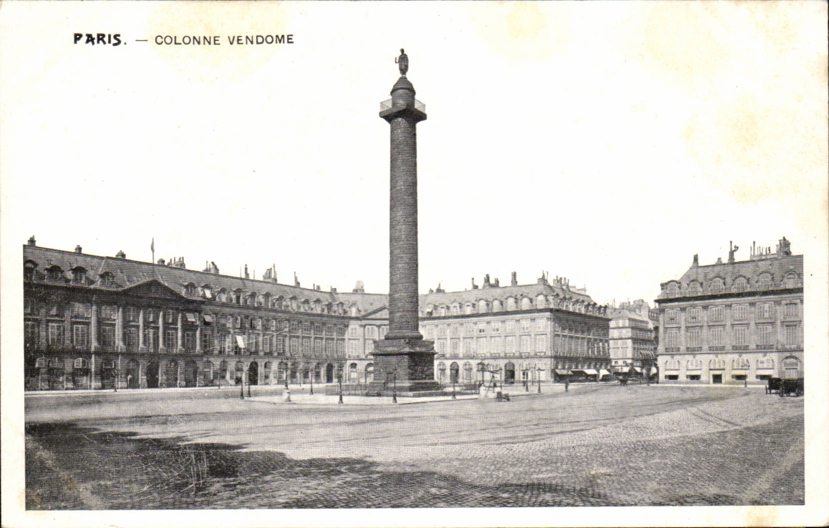 Paris CPA Colonne VEndome