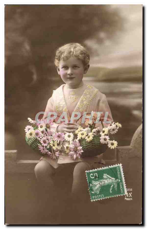 CPA Fantaisie Enfant Garcon