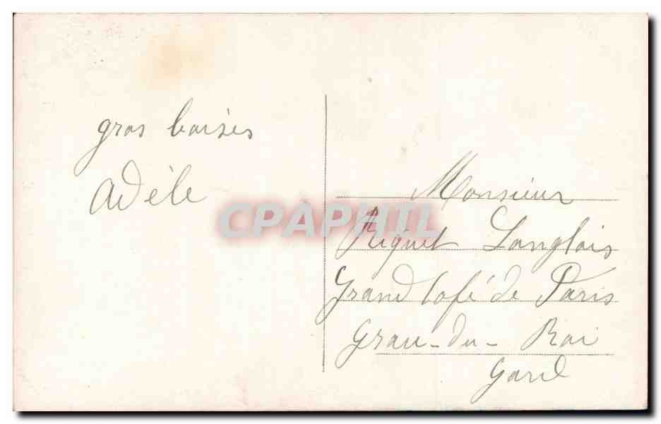 CPA Fantaisie Enfant Garcon — Rückseite