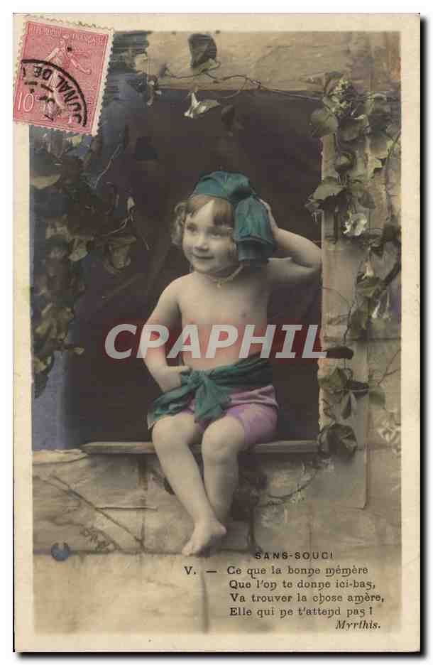 CPA Fantaisie Enfant Garcon