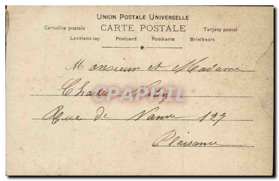 CPA Fantaisie Enfant La fete a maman Fete des meres — Rückseite