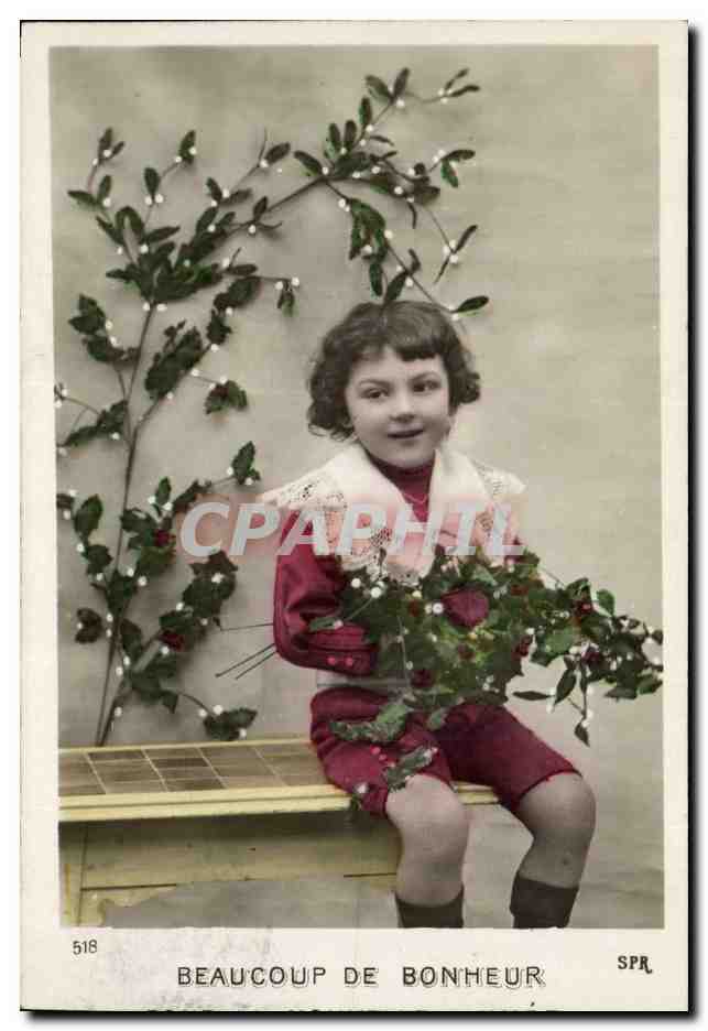 CPA Fantaisie Enfant Beaucoup de bonheur