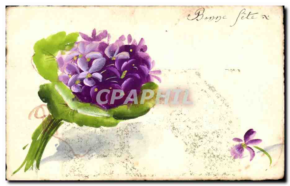 CPA Fantaisie Fleurs