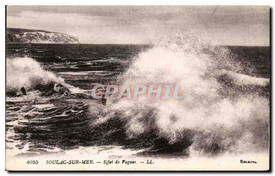Soulac-sur-Mer — Effet de Vagues — Selecta, n° 4055