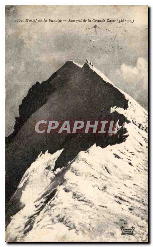 Massif de la Vanoise — Sommet de la Grande Cassse (3861 m.) — Éditeur S. GOUTINERY, n° 2700