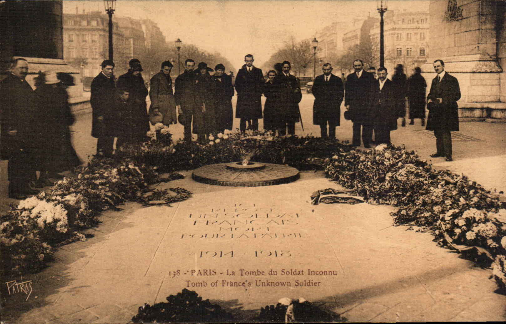 Paris CPA Tombe du soldat inconnu 