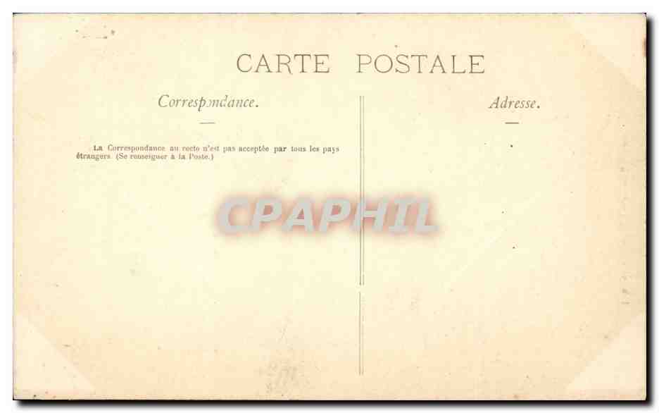 Paris CPA Tour de Dagobert — Rückseite