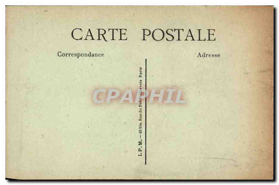 Paris CPA Jardin des plantes Age de la pierre par FRemiet — Rückseite