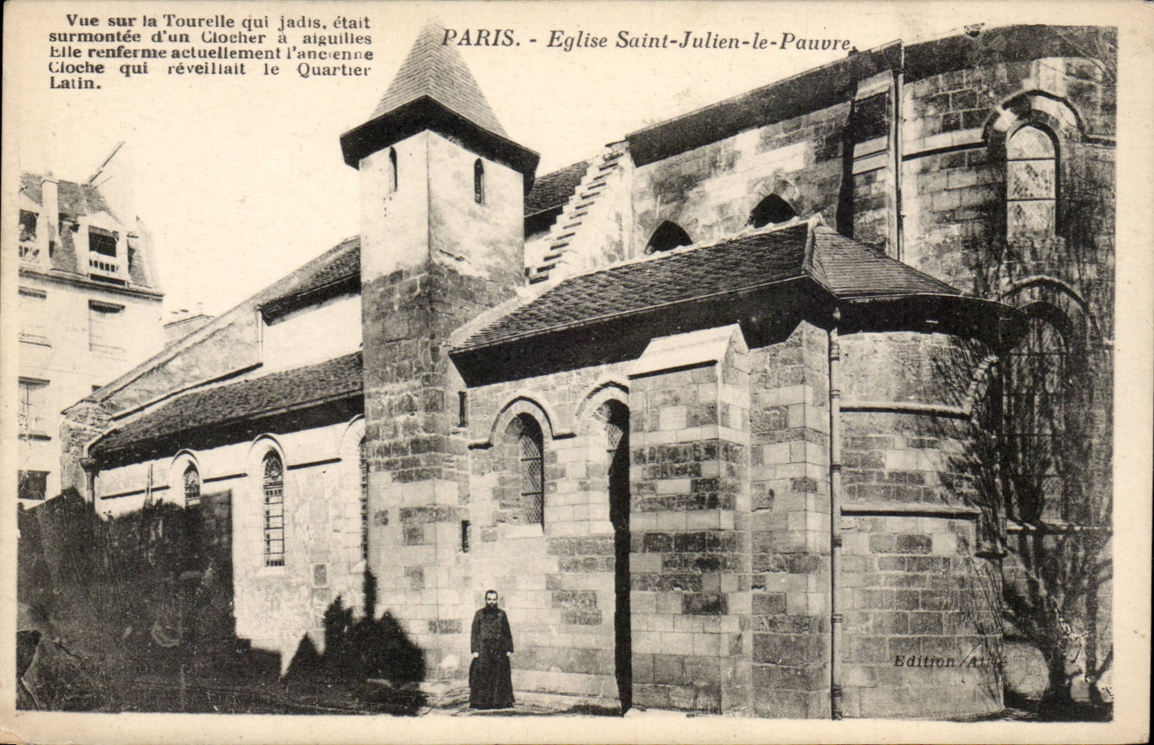 Paris CPA Eglise Saint Julien le Pauvre