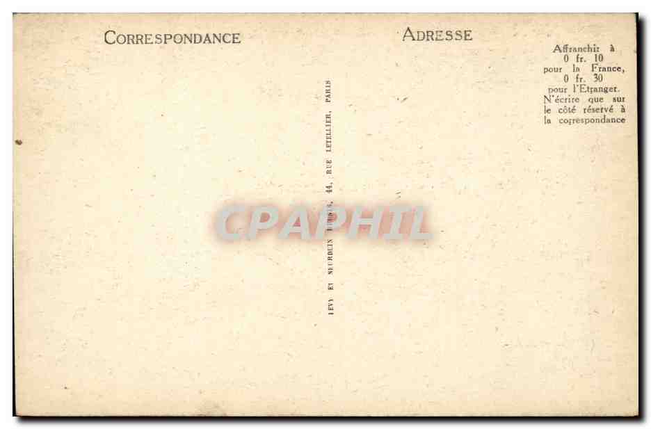Paris CPA Eglise Saint Julien le Pauvre — Rückseite