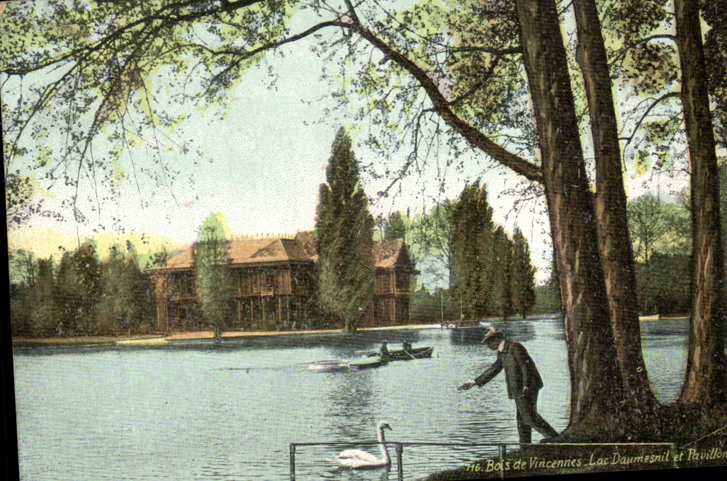 Paris CPA Bois de Vincennes Lac Daumesnil et pavillon des forets