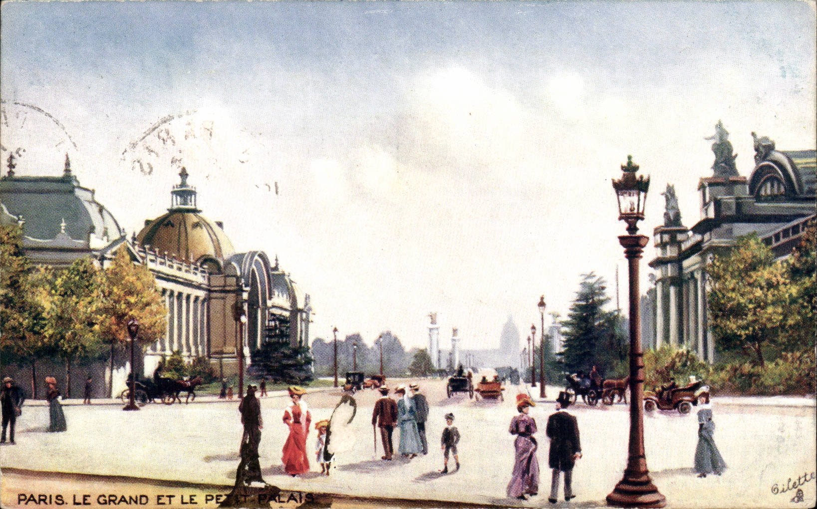 Paris CPA Le grand et le petit palais