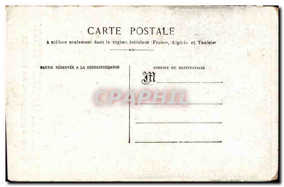 Paris CPA palais de justice ( publicite Cirages et Cremes ) — Rückseite