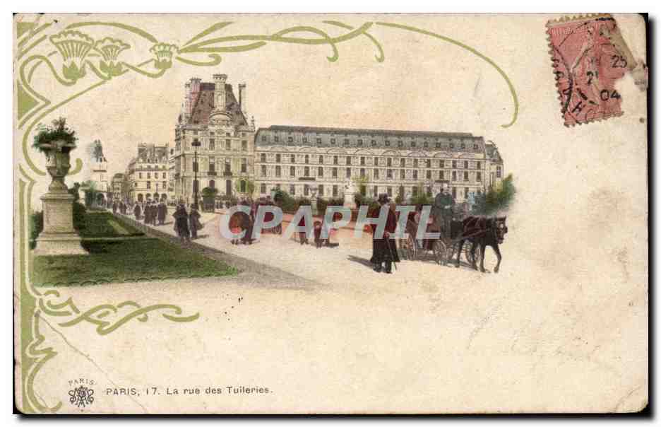 Paris CPA Rue des Tuileries