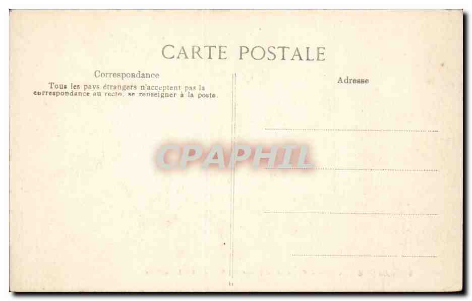CPA Carmes Crypte Croix ou se faisait attacher le pere lacordaire — Rückseite