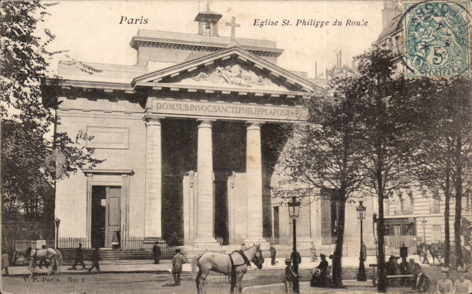 Église Saint-Philippe-du-Roule — Paris — V.P. Paris. No. 2