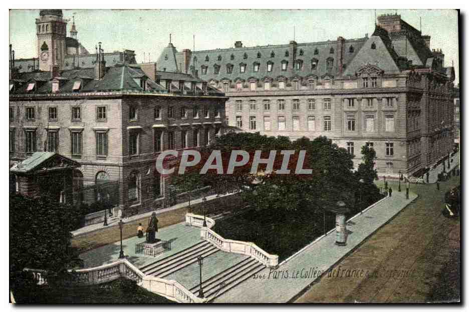 CPA Paris Le college de France et la Sorbonne