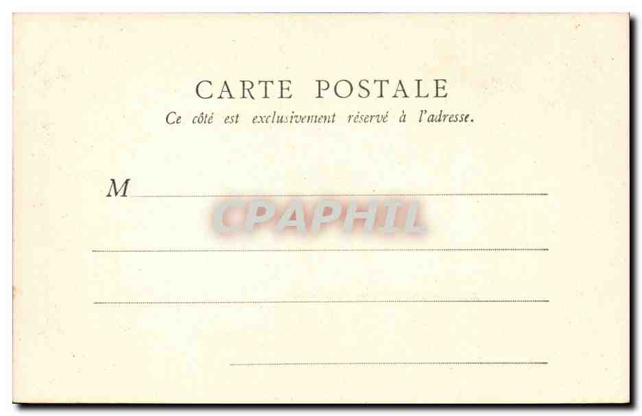 CPA Paris Avenue du Bois de Boulogne — Rückseite