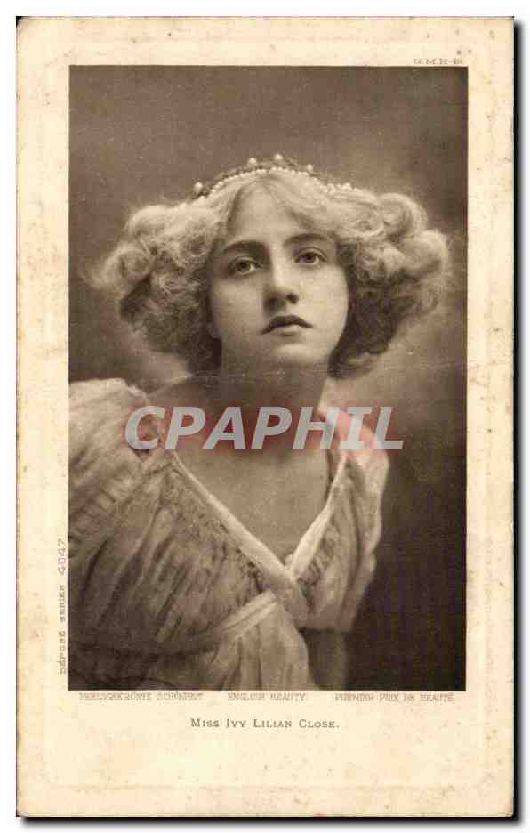 Miss Ivy Lilian Close — English Beauty — éditeur C. M. 12-80