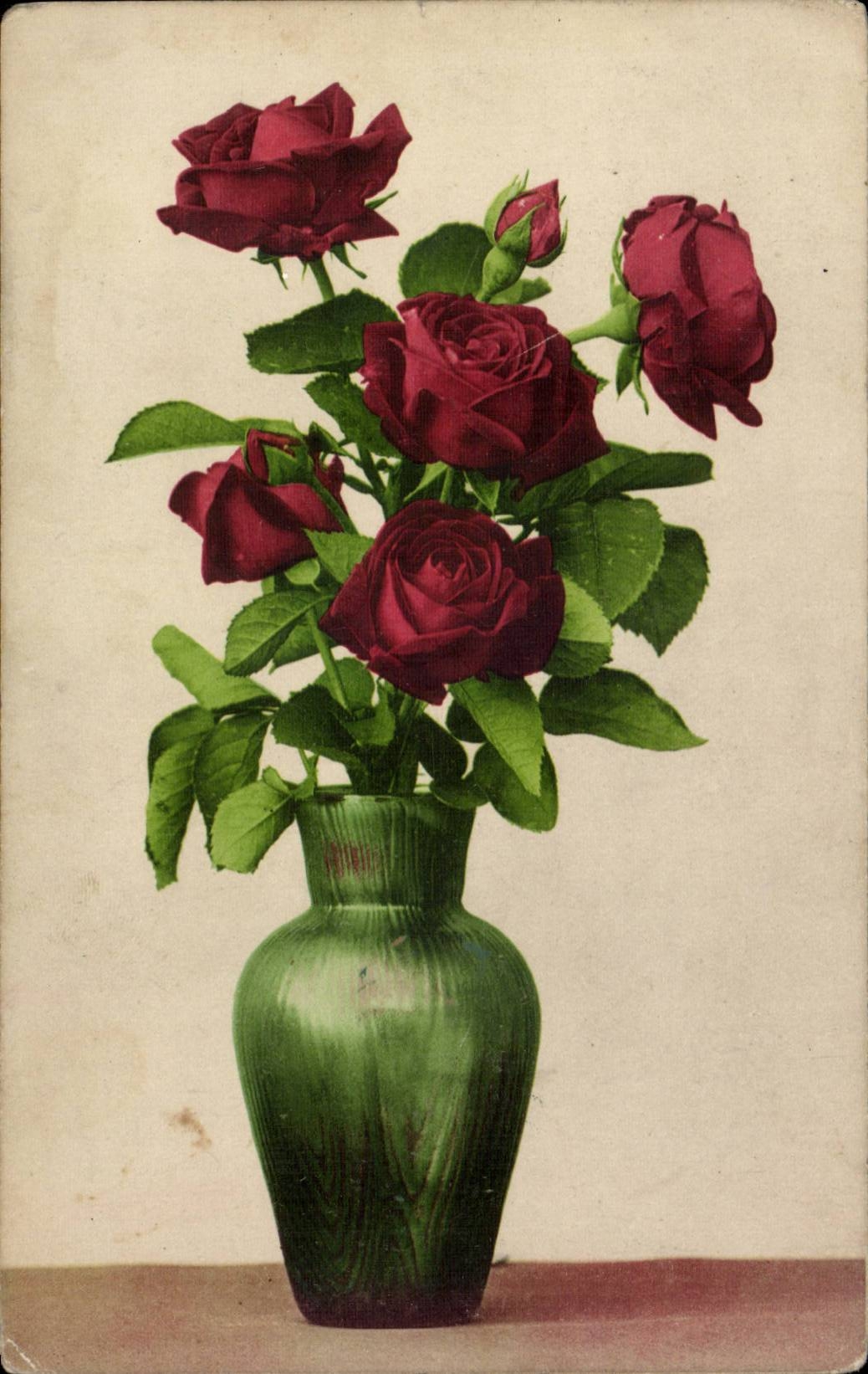 CPA Fantaisie Fleurs