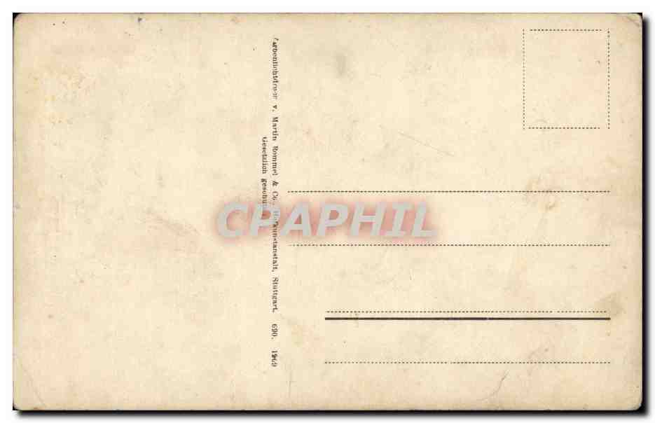 CPA Fantaisie Fleurs — Verso