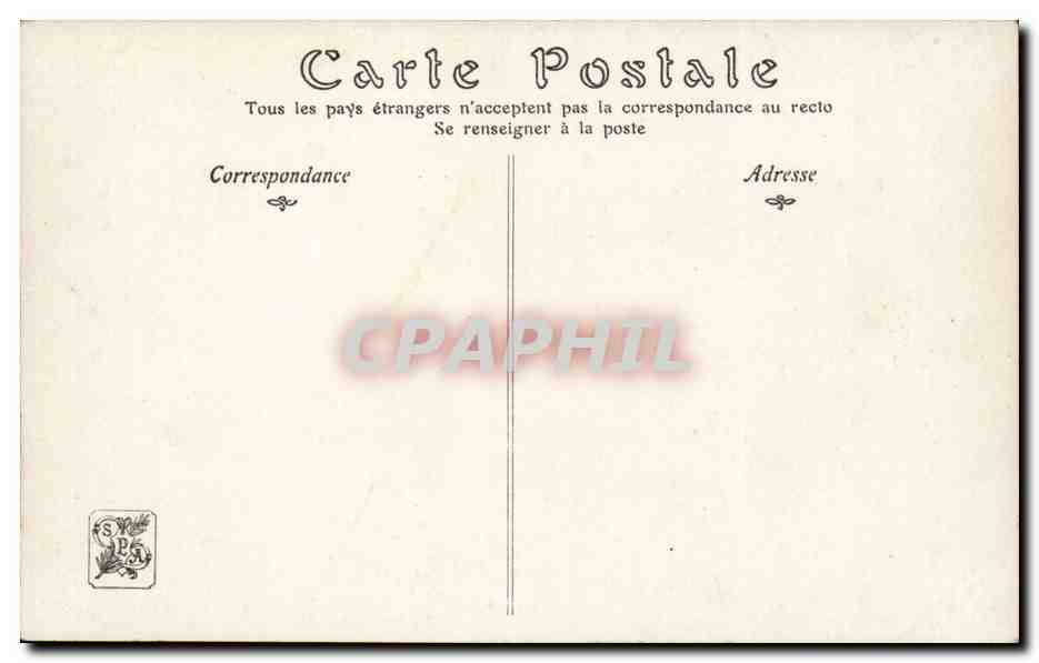 CPA Fantaisie Salon de 1908 Le fin d'un roman Alkan levy — Verso
