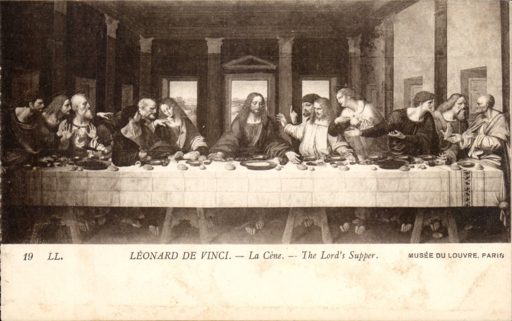 CPA Leonard de Vinci La Cene 