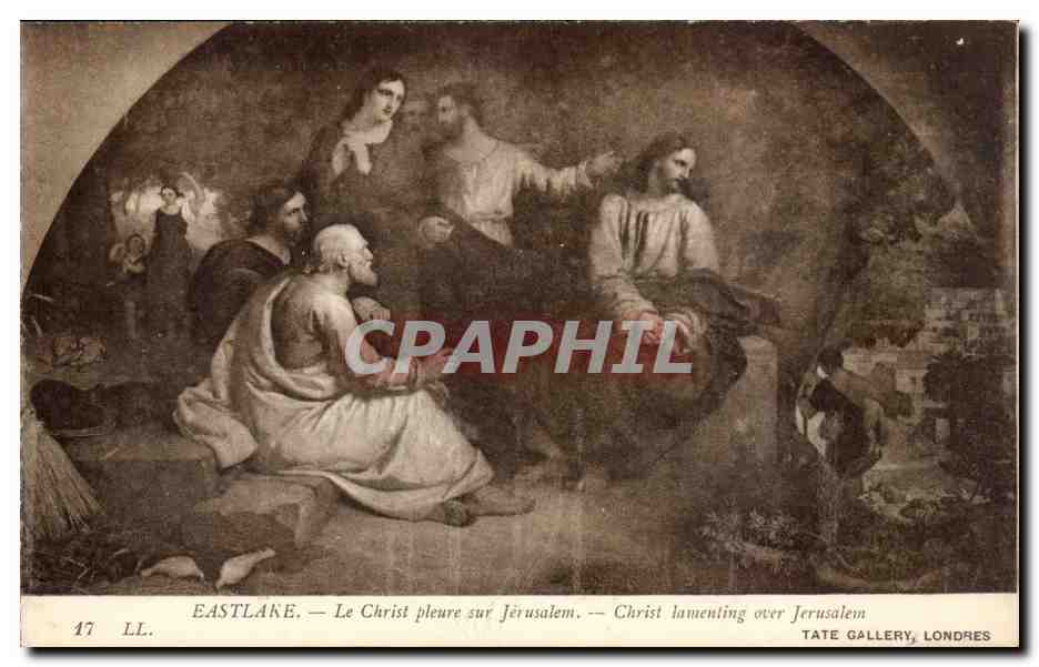 CPA Eastlake Le Christ pleure sur Jerusalem