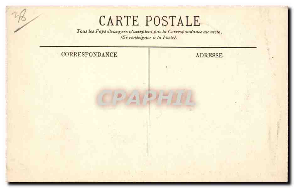 CPA Le Dauphine La Meije Vue de la route de Chazelet — Verso