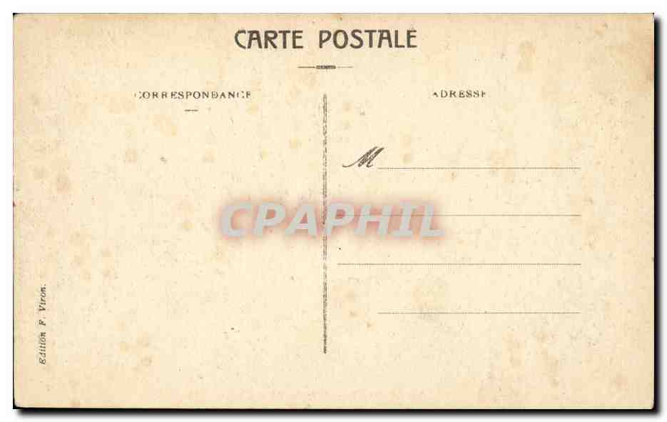 CPA Lourdes Calvaire breton — Verso